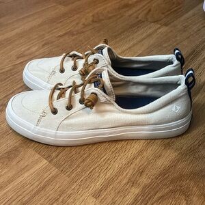 Beige/Tan Sperry Crest Vibe Sneaker